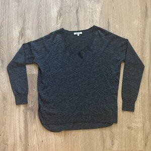 Madewell Scoopneck Sweater in Grey - S